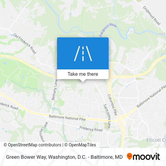 Mapa de Green Bower Way