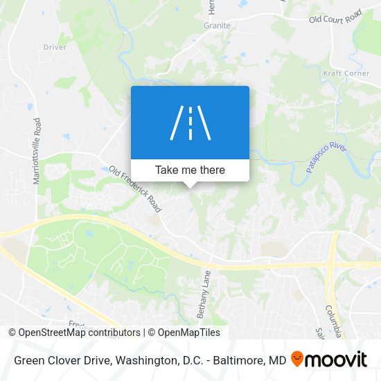 Green Clover Drive map