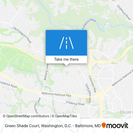 Mapa de Green Shade Court