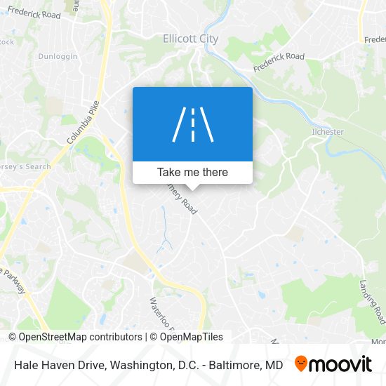 Hale Haven Drive map