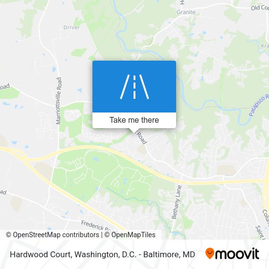 Hardwood Court map