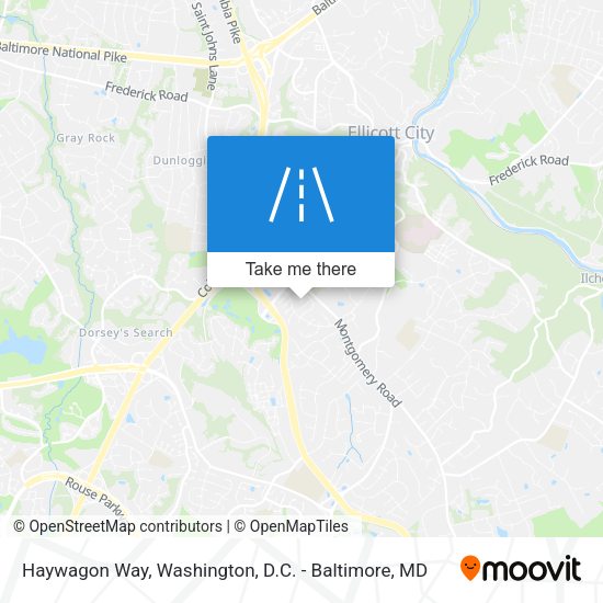 Haywagon Way map