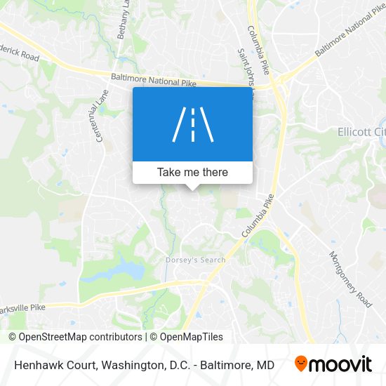 Henhawk Court map