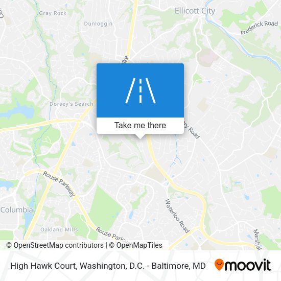 High Hawk Court map