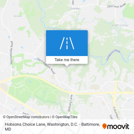 Mapa de Hobsons Choice Lane