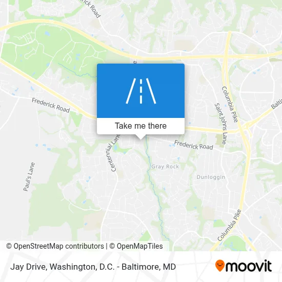 Jay Drive map