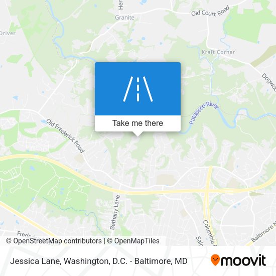 Mapa de Jessica Lane