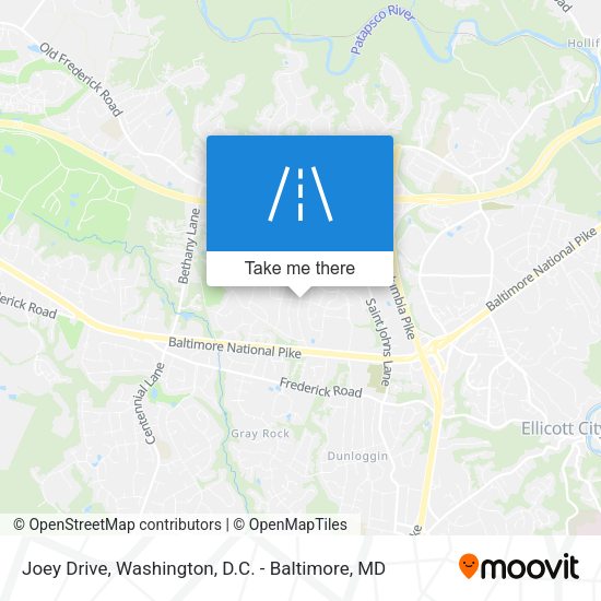 Joey Drive map