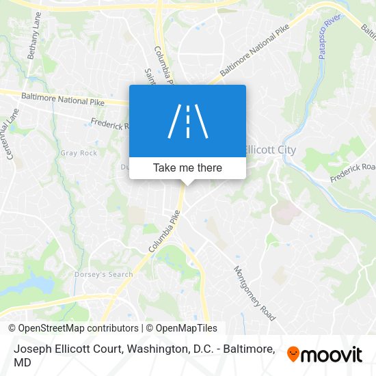 Mapa de Joseph Ellicott Court