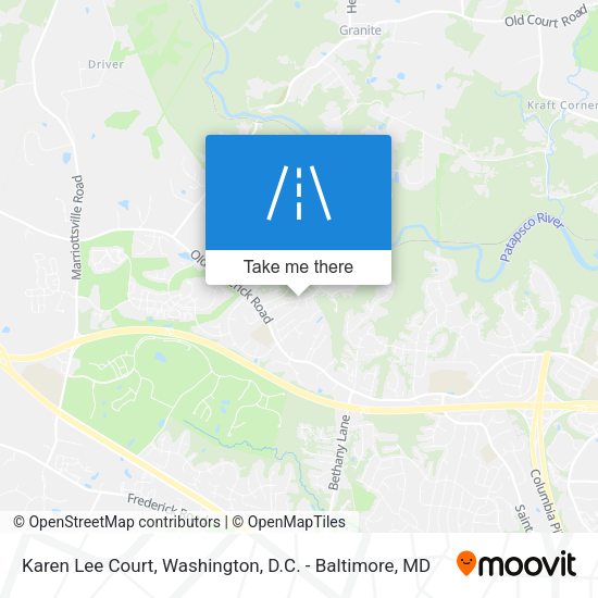 Mapa de Karen Lee Court