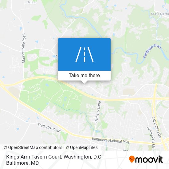Kings Arm Tavern Court map