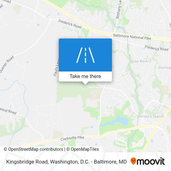 Kingsbridge Road map