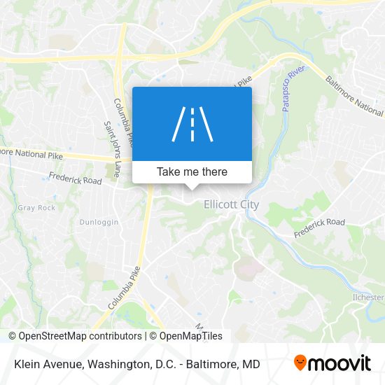 Mapa de Klein Avenue
