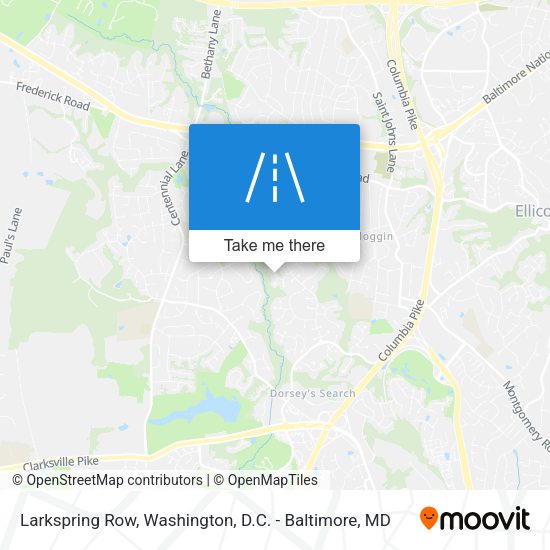 Larkspring Row map