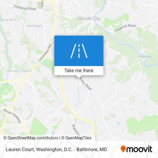 Mapa de Lauren Court