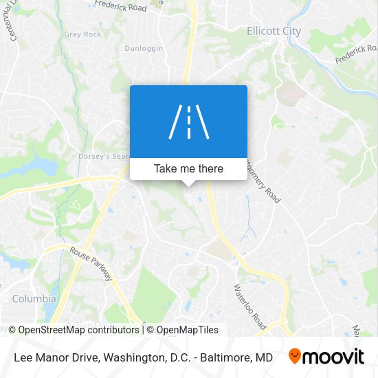 Mapa de Lee Manor Drive