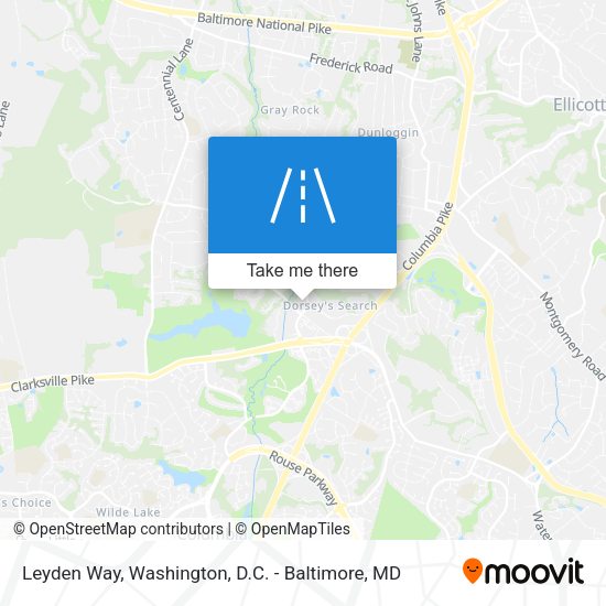 Leyden Way map