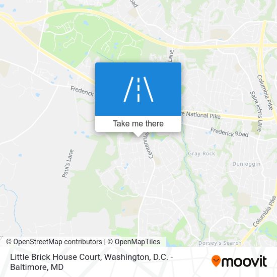 Little Brick House Court map