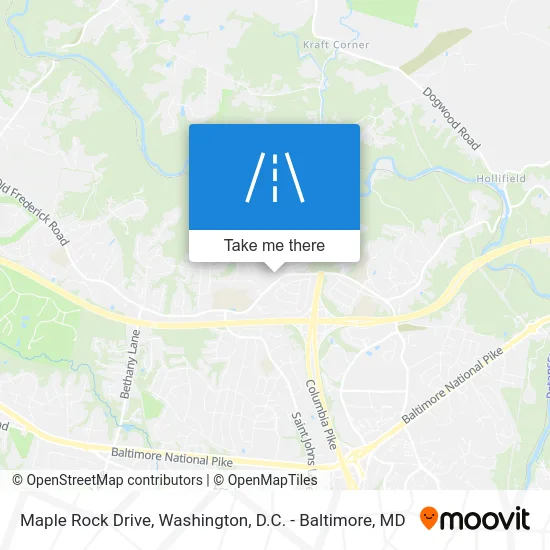 Maple Rock Drive map