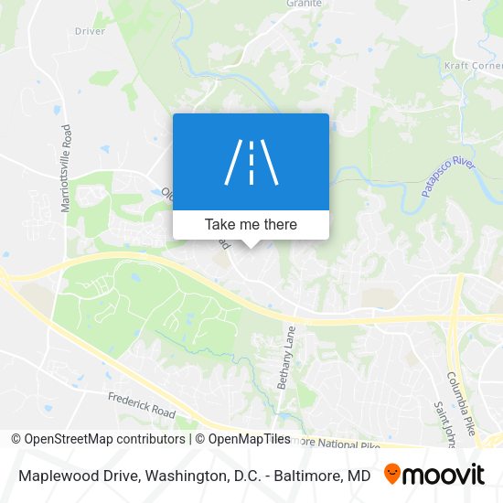 Maplewood Drive map