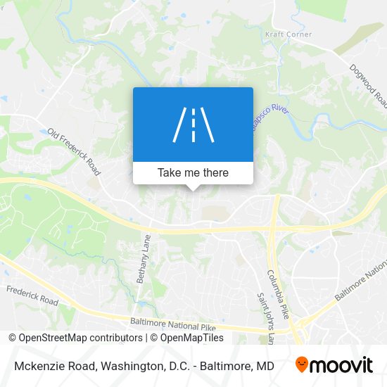 Mckenzie Road map