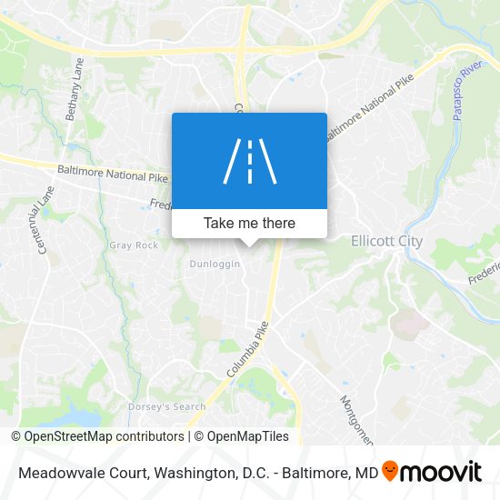 Meadowvale Court map