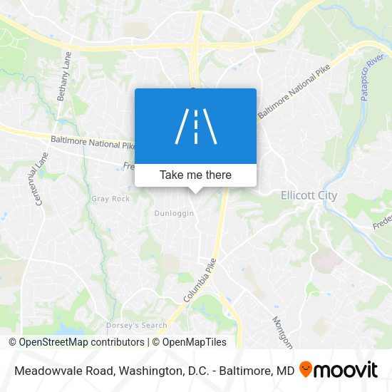 Meadowvale Road map
