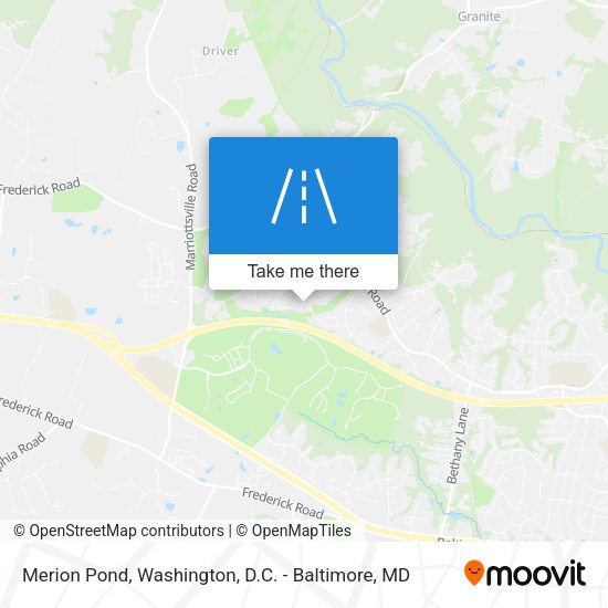 Mapa de Merion Pond