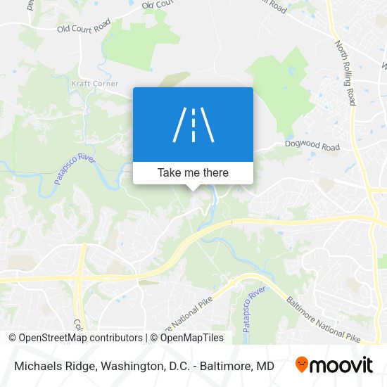 Michaels Ridge map