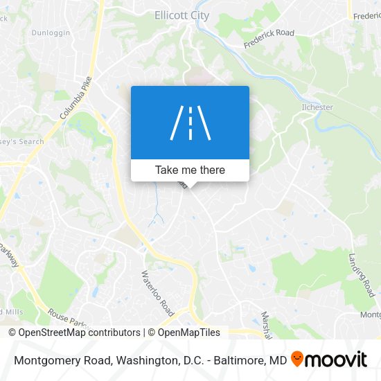 Montgomery Road map