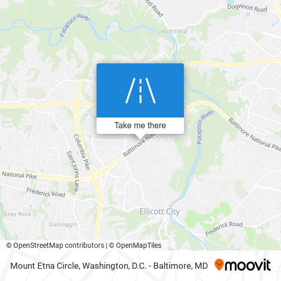 Mount Etna Circle map