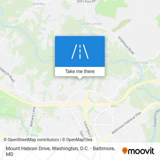 Mount Hebron Drive map