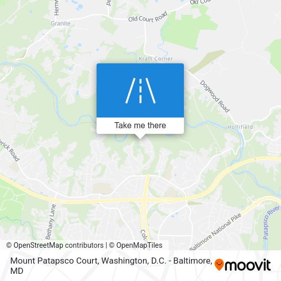 Mount Patapsco Court map