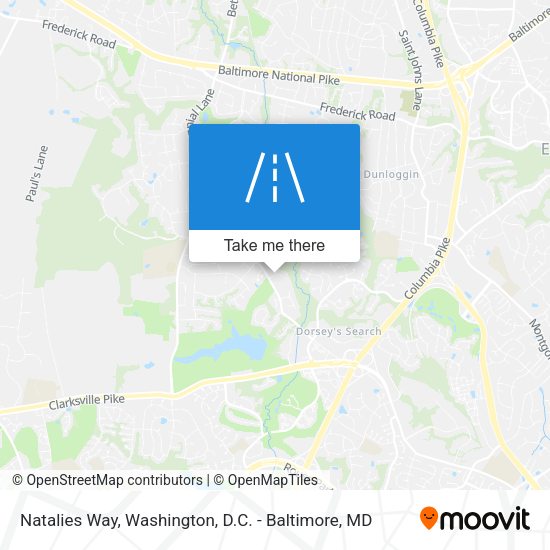 Natalies Way map