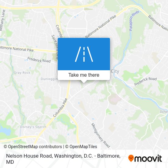 Nelson House Road map