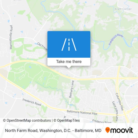 Mapa de North Farm Road