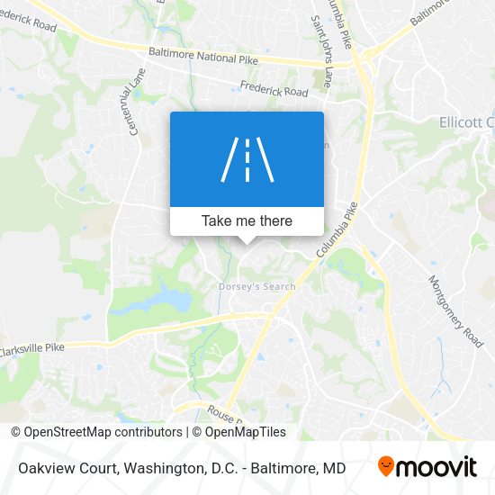 Mapa de Oakview Court