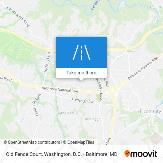 Old Fence Court map