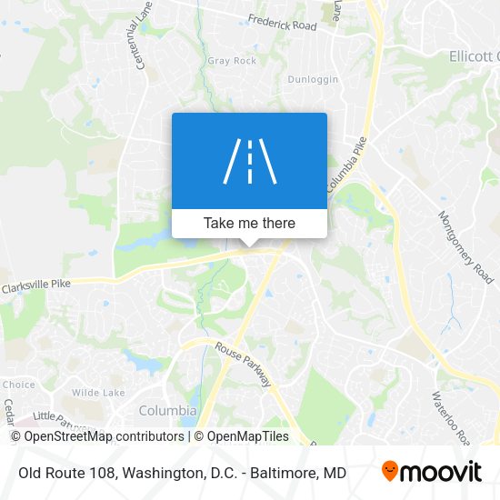 Old Route 108 map