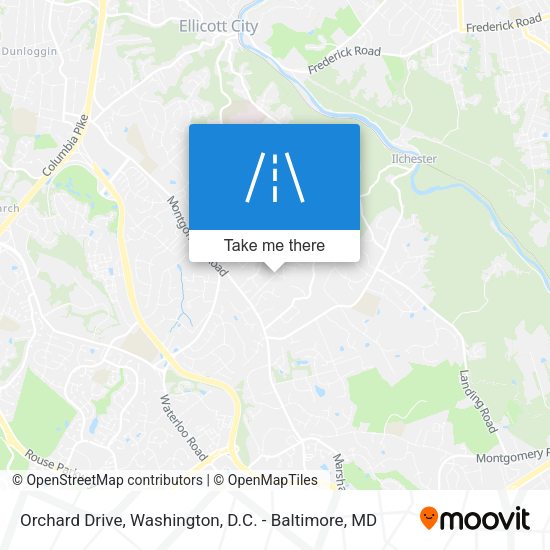Mapa de Orchard Drive