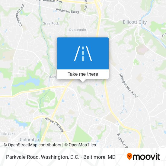 Parkvale Road map