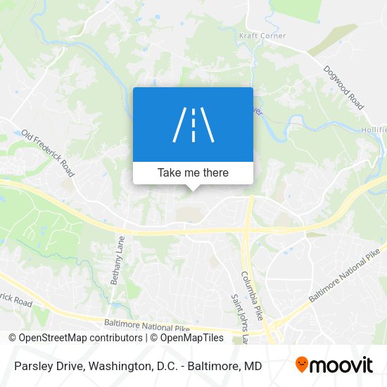 Parsley Drive map