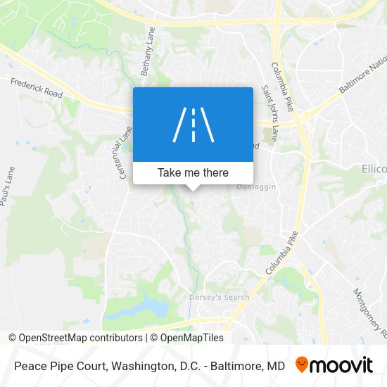 Peace Pipe Court map