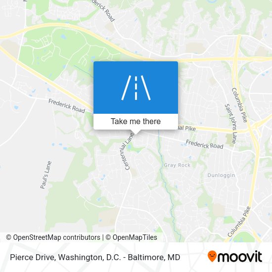 Pierce Drive map