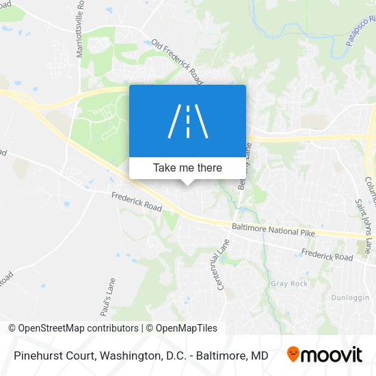 Mapa de Pinehurst Court