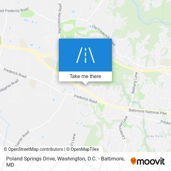 Mapa de Poland Springs Drive