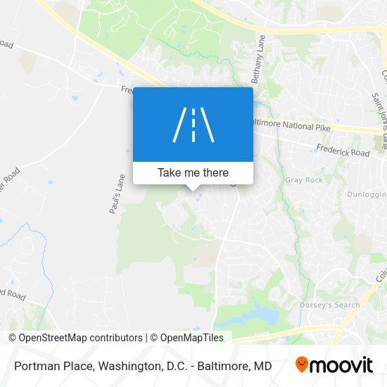 Portman Place map