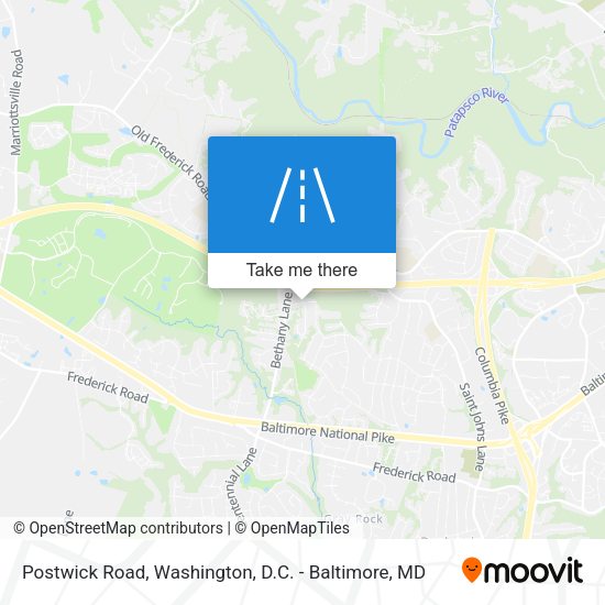 Mapa de Postwick Road
