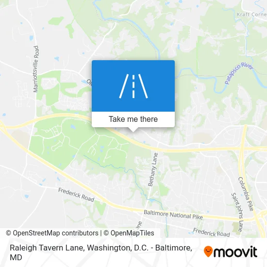 Raleigh Tavern Lane map