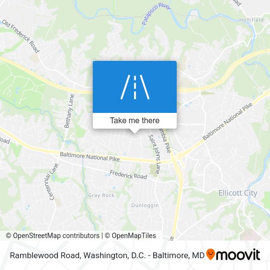 Ramblewood Road map